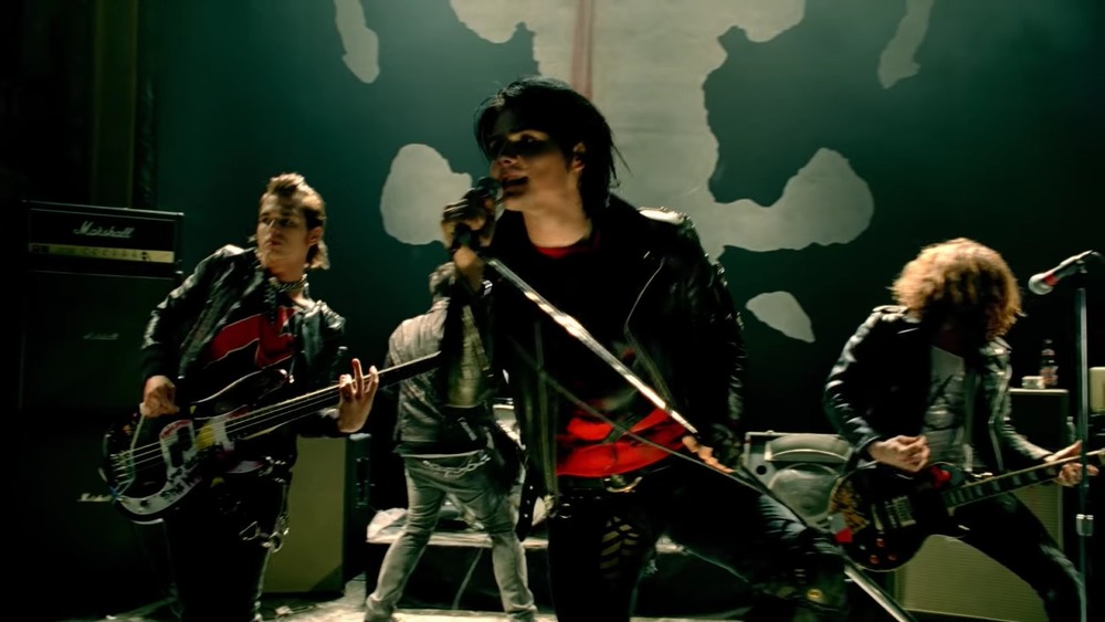 My Chemical Romance performing