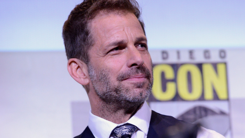 Zack Snyder smiling