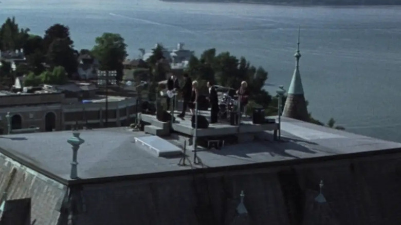 Letters to Cleo performs on roof