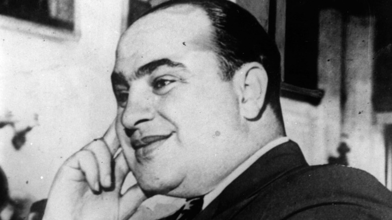 Al Capone looking happy 