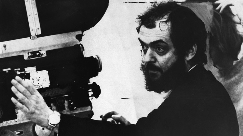 Kubrick delivers direction from behind a camera