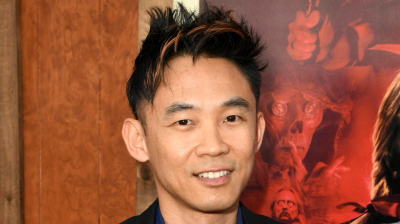 James Wan tousled hair