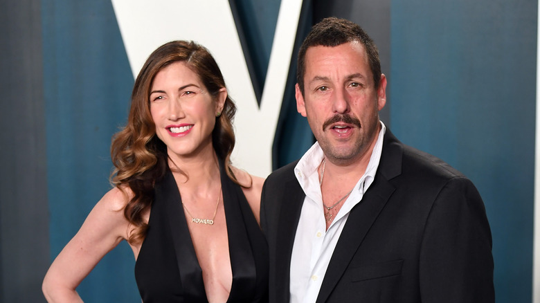 Jackie and Adam Sandler