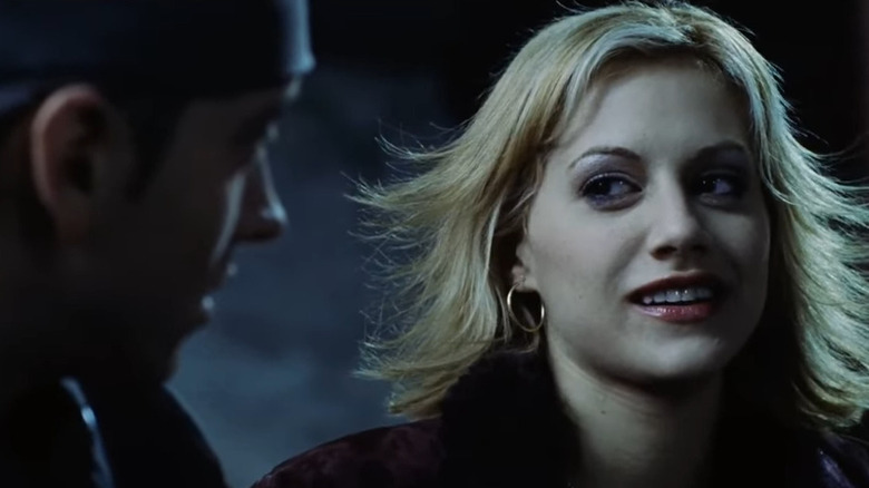 Brittany Murphy looking at Eminem