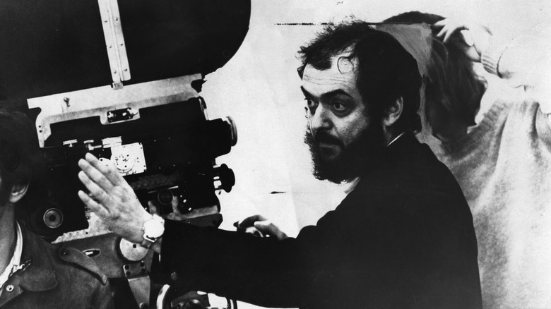 Stanley Kubrick on set