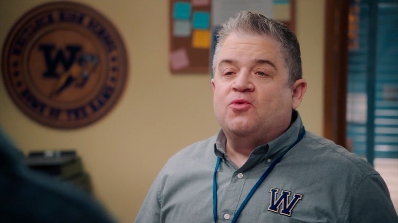 Patton Oswalt puckered lips