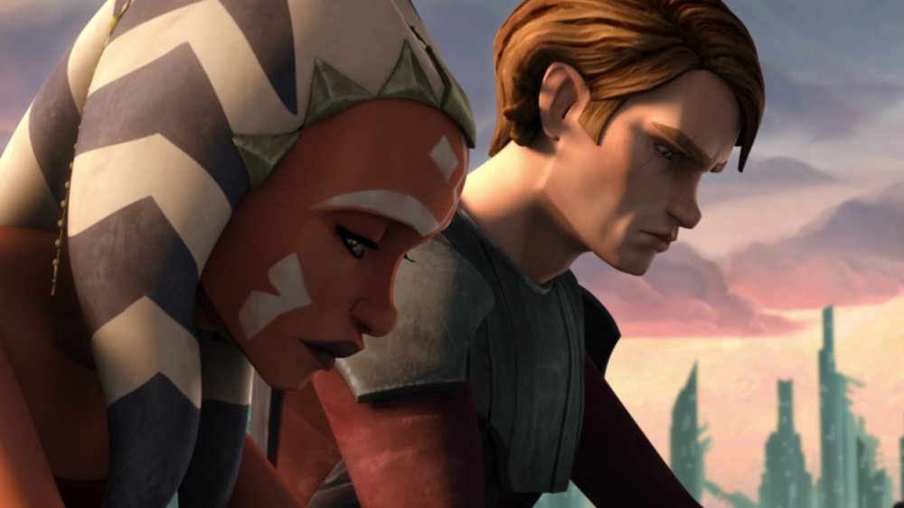 Ahsoka and Obi-Wan look down