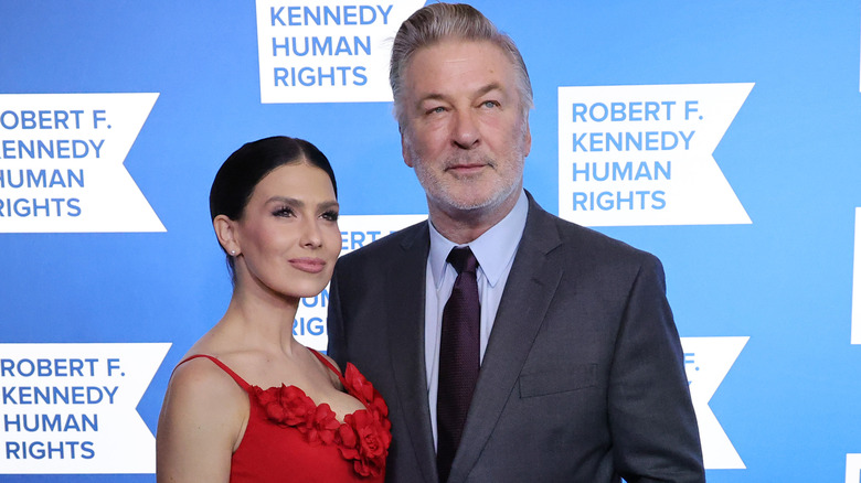 Alec and Hilaria Baldwin posing for a picture