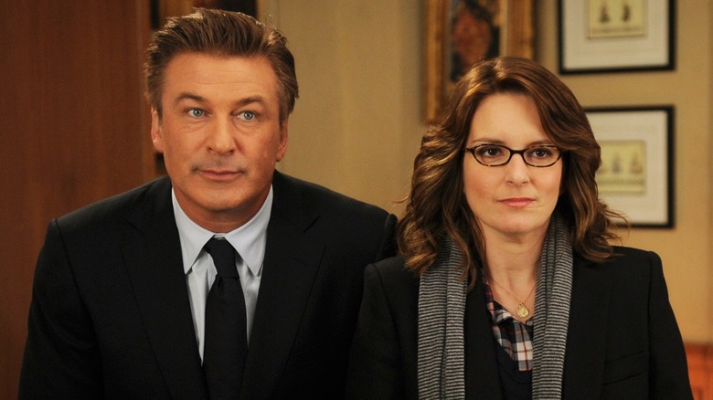 Alec Baldwin and Tina Fey on "30 Rock"