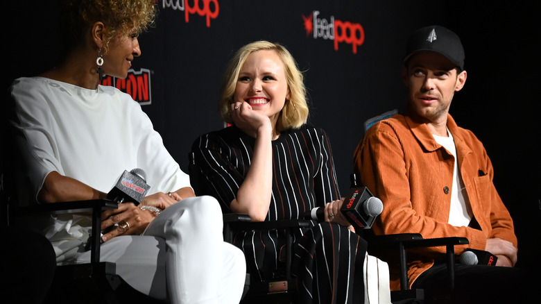 Alison Pill at a Star Trek: Picard panel