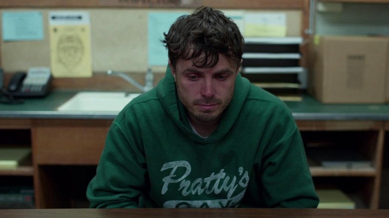 Casey Affleck in a moment of intense distress Manchester by the Sea