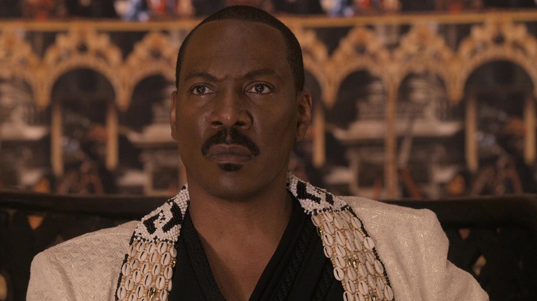 Eddie Murphy glaring at his enemy Coming 2 America