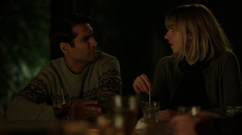 Kumail Nanjiana and Zoe Kazan on a date The Big Sick