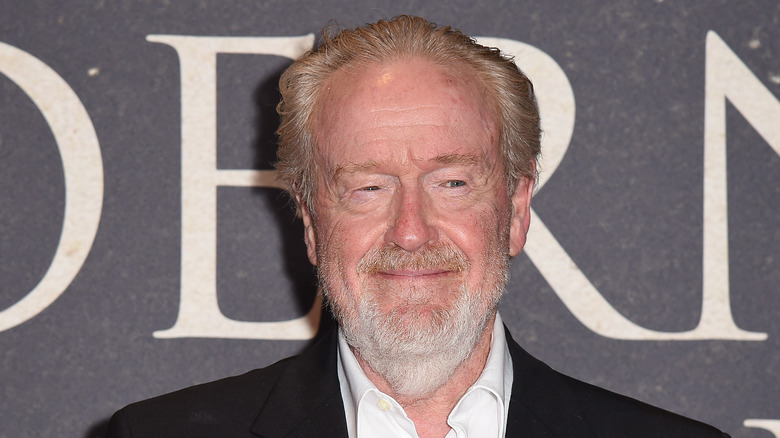 Ridley Scott smiling