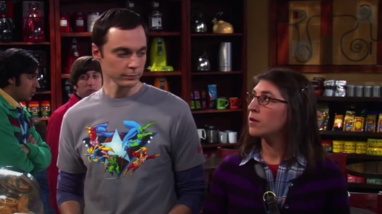 Amy and Sheldon meet