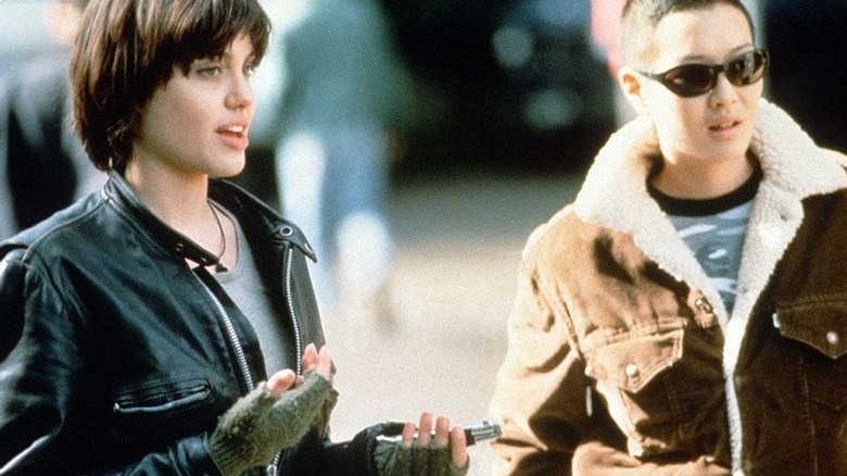 Angelina Jolie and Jenny Shimizu in Foxfire