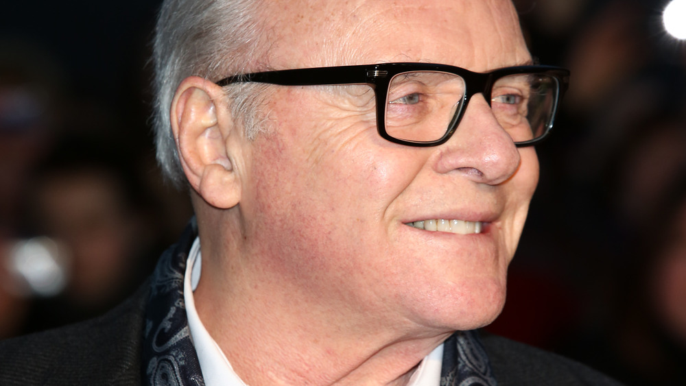 Anthony Hopkins wearing glasses