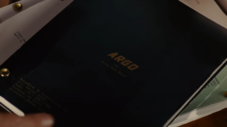 The Argo script is picked up