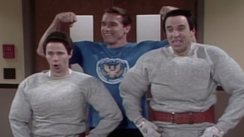 Arnold Schwarzenegger on Hans and Franz sketch on Saturday Night Live