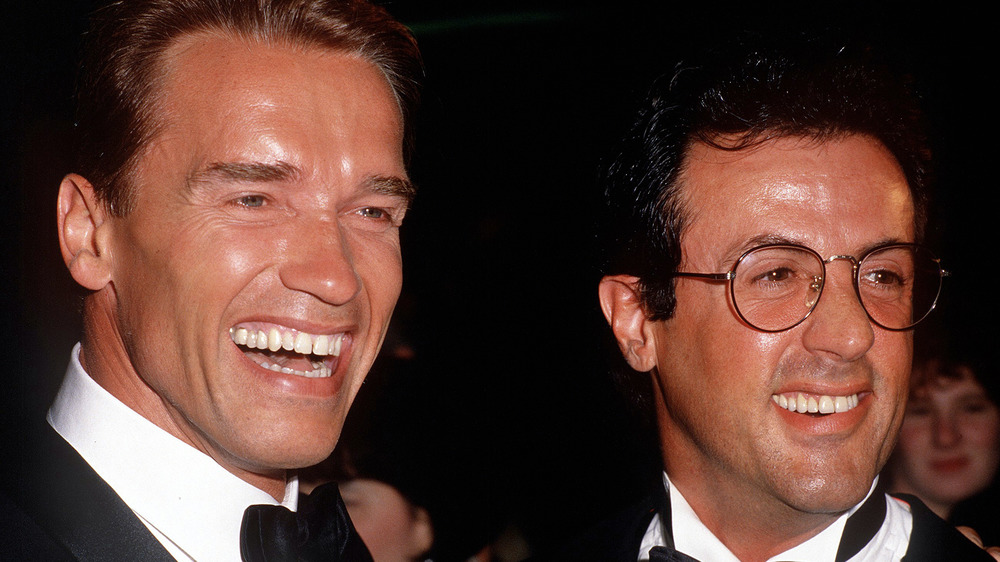 Arnold Schwarzenegger and Sylvester Stallone