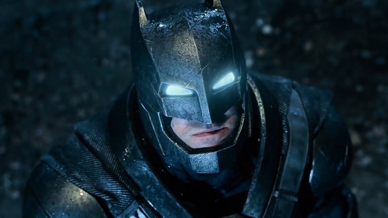 Batman in the Mech Batsuit