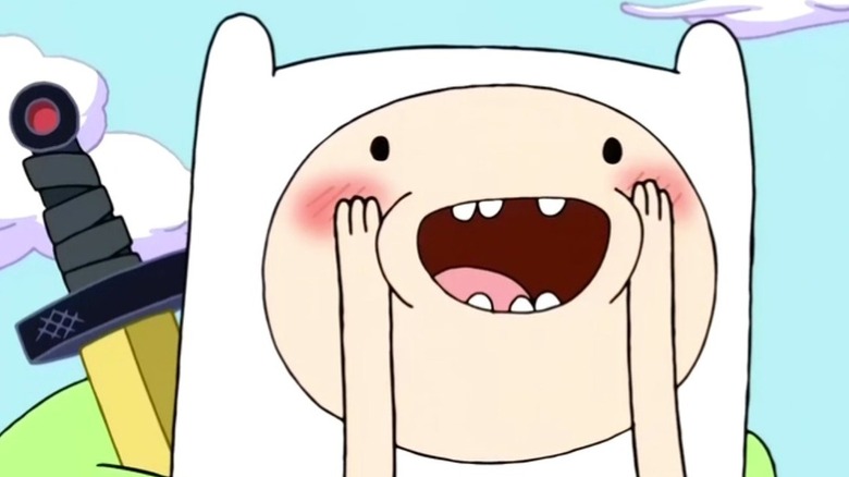 Finn gasping