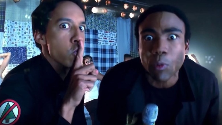 Troy and Abed rapping