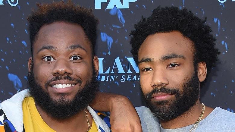 Donald and Stephen Glover pose