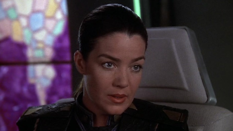 Claudia Christian as Susan Ivanova on Babylon 5.