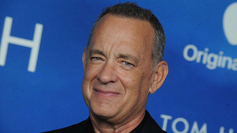 Tom Hanks smiling