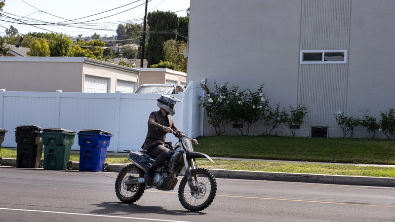 Barry on a bike