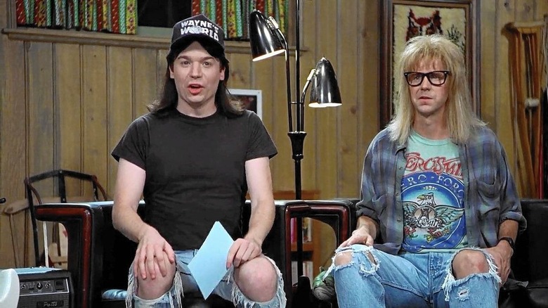 Mike Myers and Dana Carvey in Wayne's World