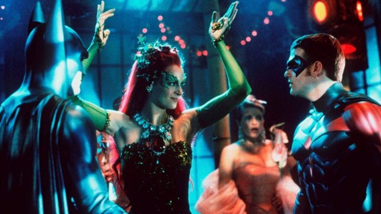 George Clooney, Uma Thurman, and Chris O'Donnell in Batman & Robin