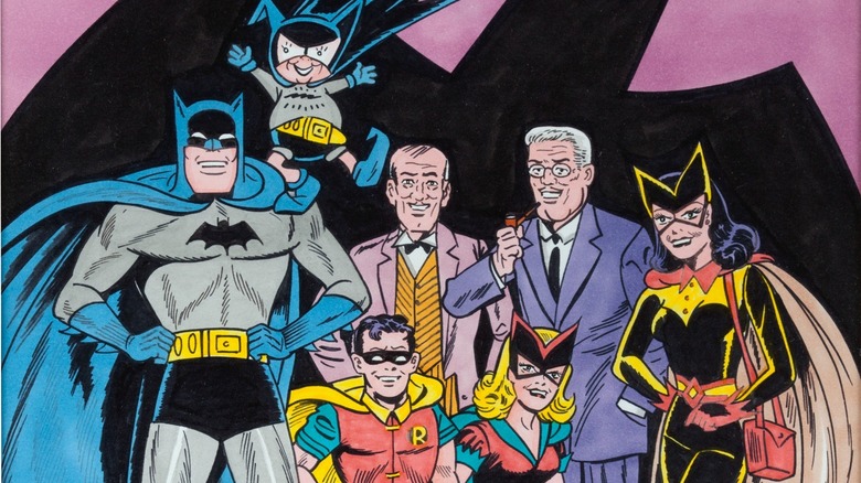 The Batman Family poses together