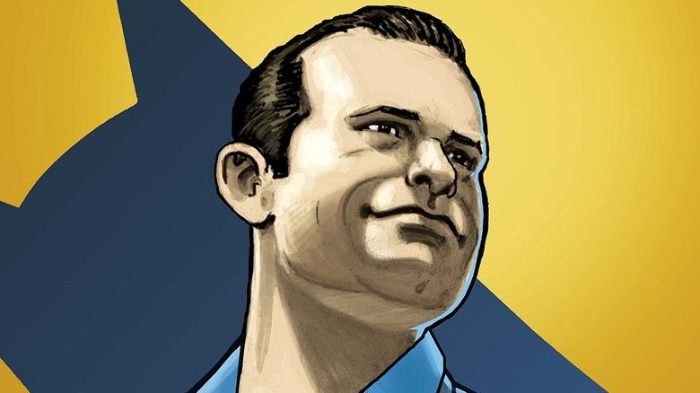 Ty Templeton illustration of Bill Finger