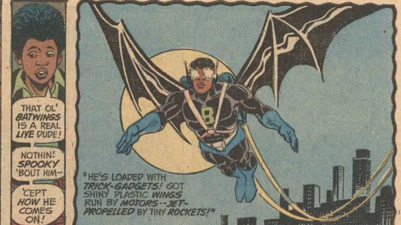 Batwing's first appearance (technically) in "Batman #250"