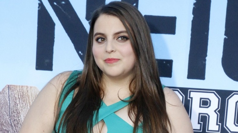 Beanie Feldstein at movie premiere 