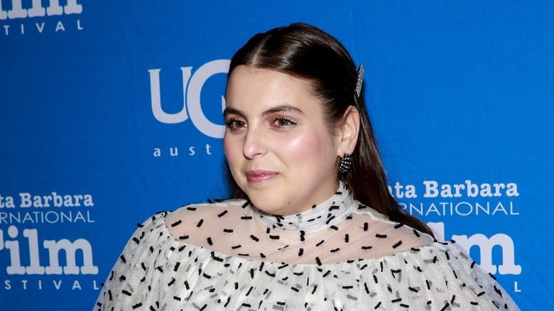 Beanie Feldstein at a film festival 