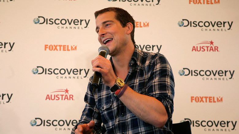 Bear Grylls at a Discovery Channel event