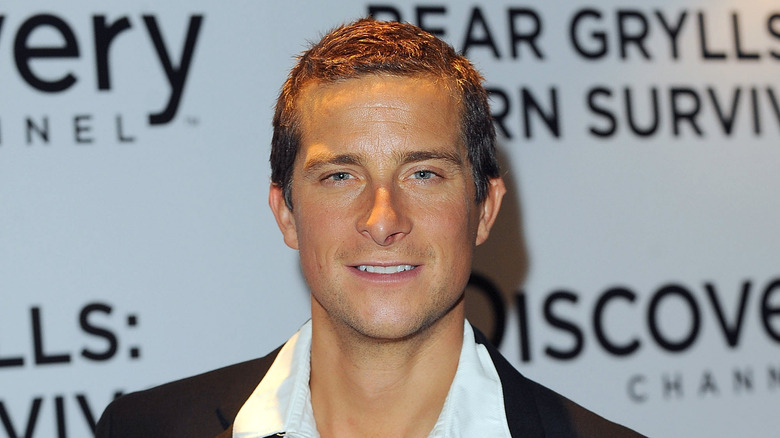 Bear Grylls at a premiere