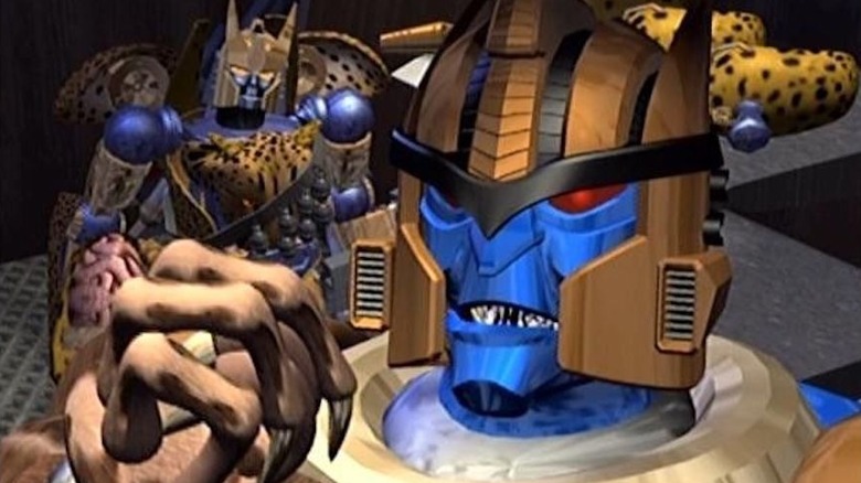 Cheetor talks to DinoBot