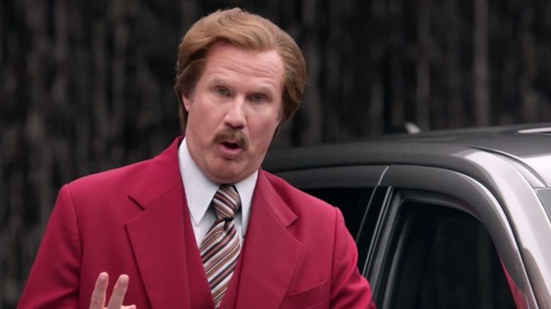 Ron Burgundy speaking