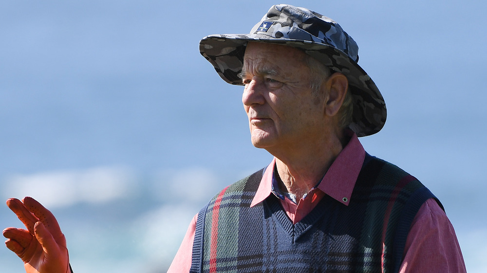 Bill Murray on the golf course