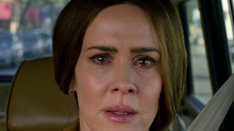 Sarah Paulson scared