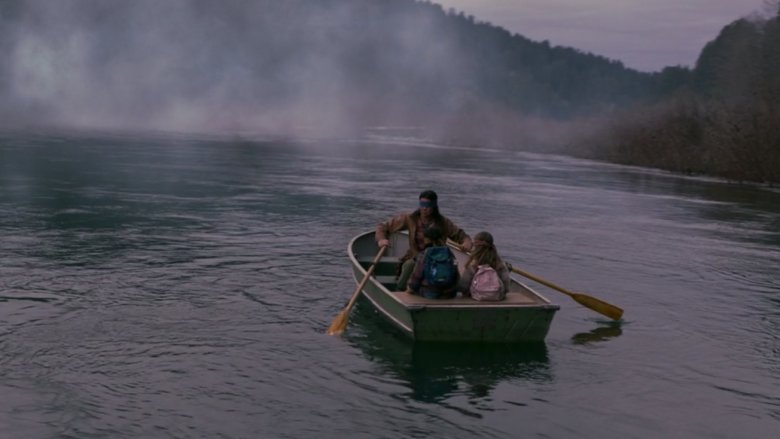 Sandra Bullock rowing