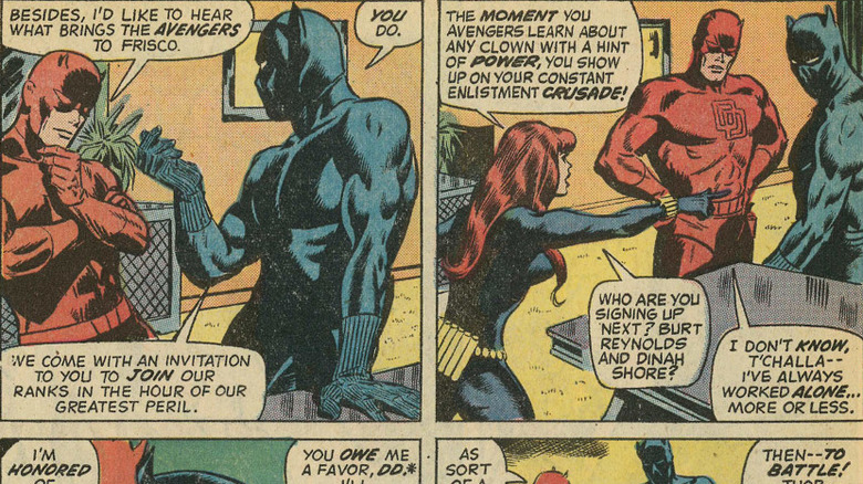 Daredevil, the Black Panther, and the Black Widow