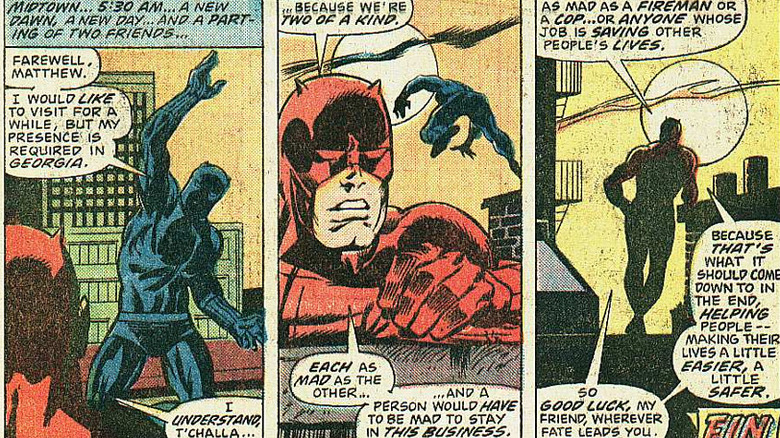 Daredevil and the Black Panther