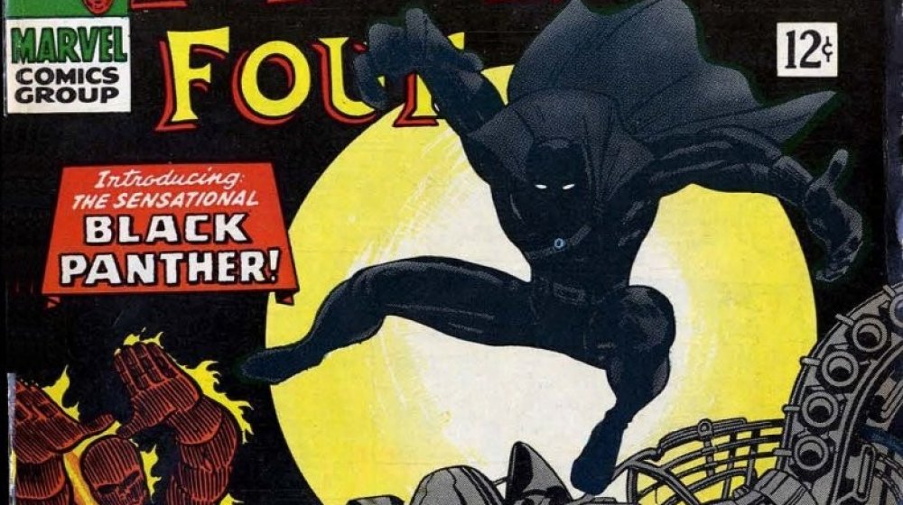 The cover of Black Panther's first appearance