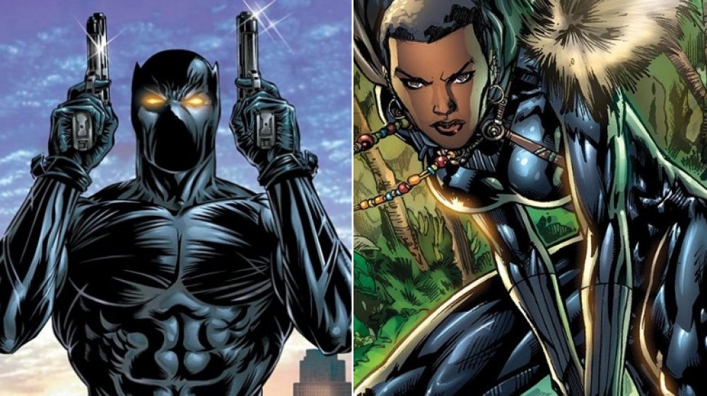 Split image of the Kasper Cole and Shuri Black Panthers