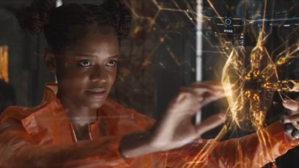 Letitia Wright as Shuri in Avengers: Infinity War